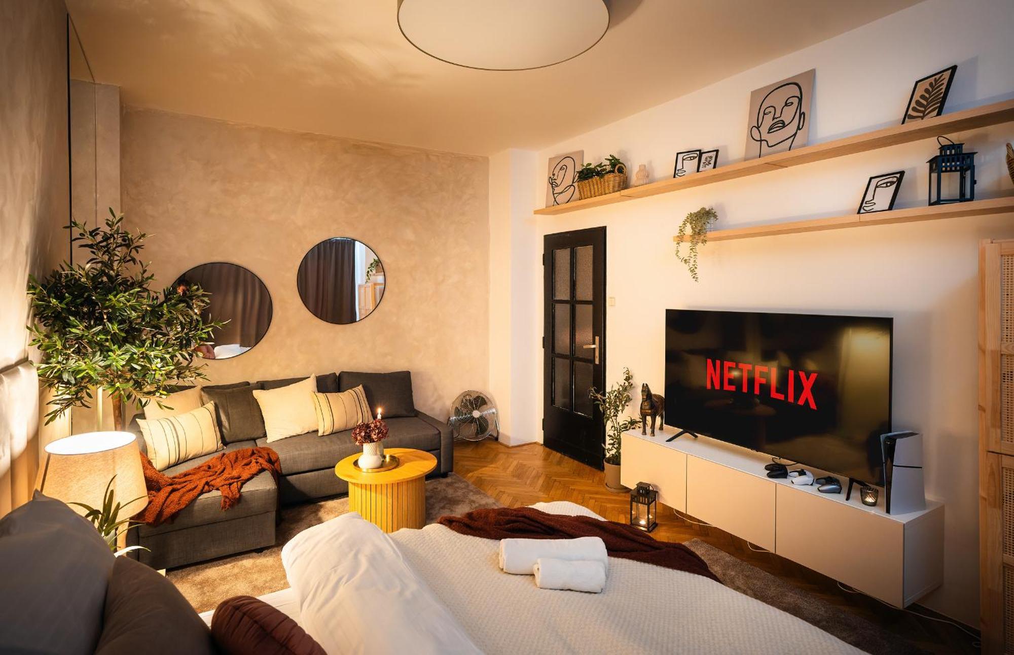 2Br 1,5Bath Chic City Suite Near Wenceslas Square Прага Екстериор снимка