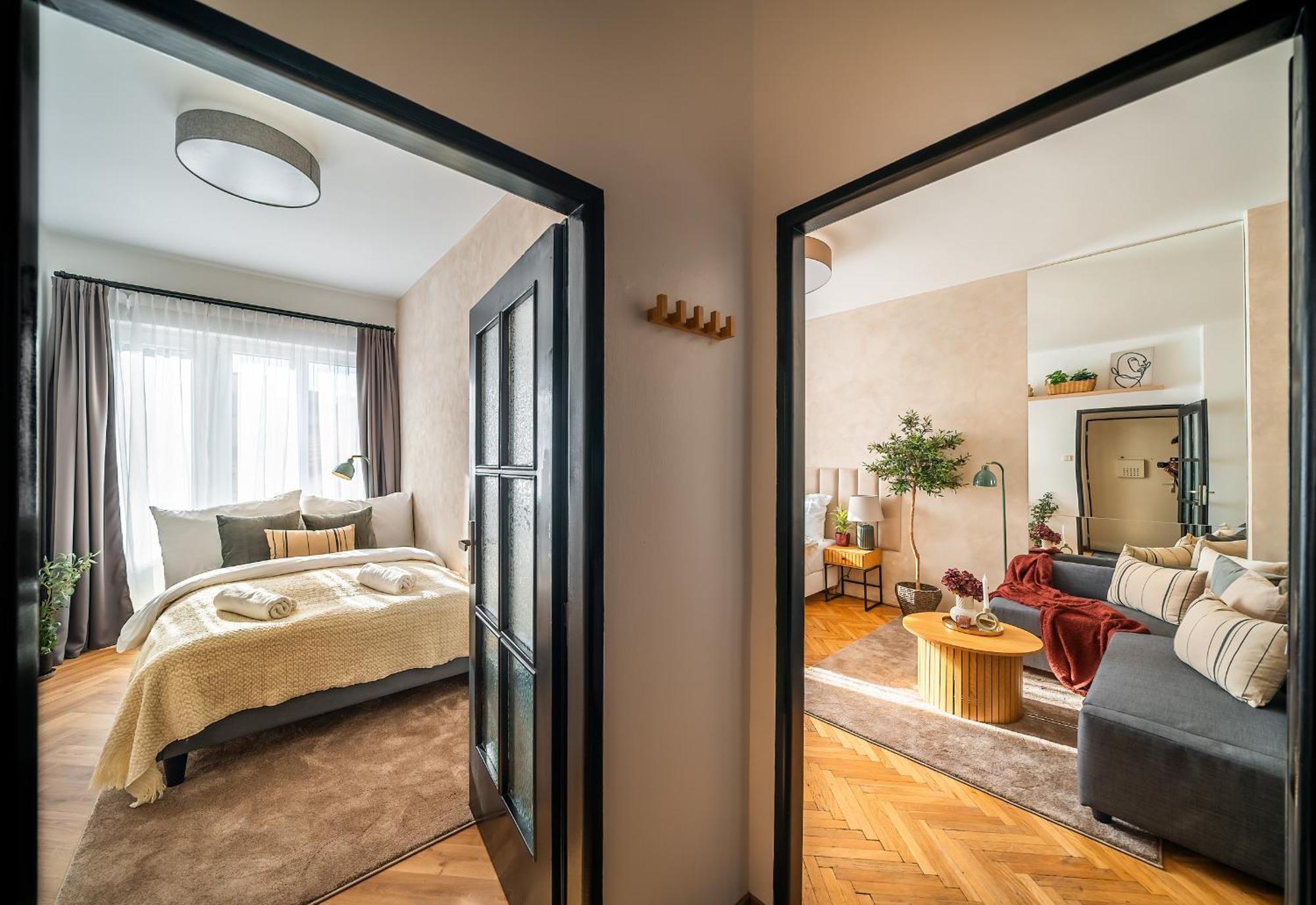 2Br 1,5Bath Chic City Suite Near Wenceslas Square Прага Екстериор снимка